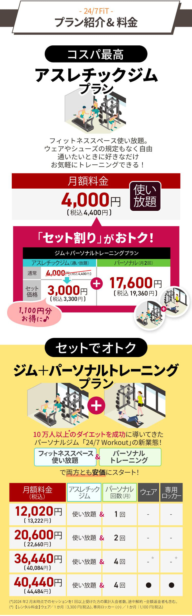 プラン紹介＆料金／ご提供プランを全体的に見直し、よりご利用しやすいコースで新登場！この機会にぜひ入会をご検討ください！